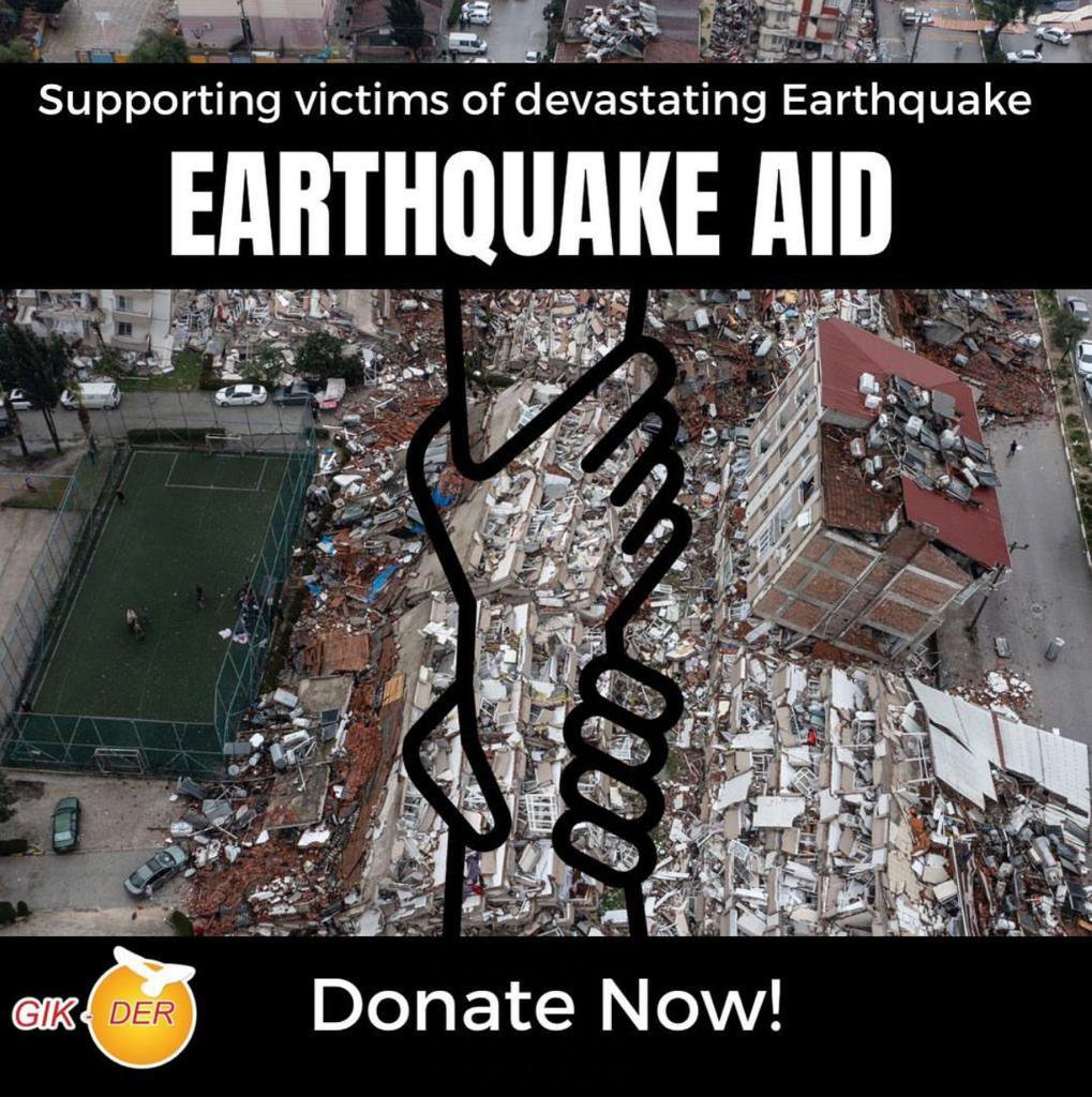 Supporting victims of devastating Earthquake Aid